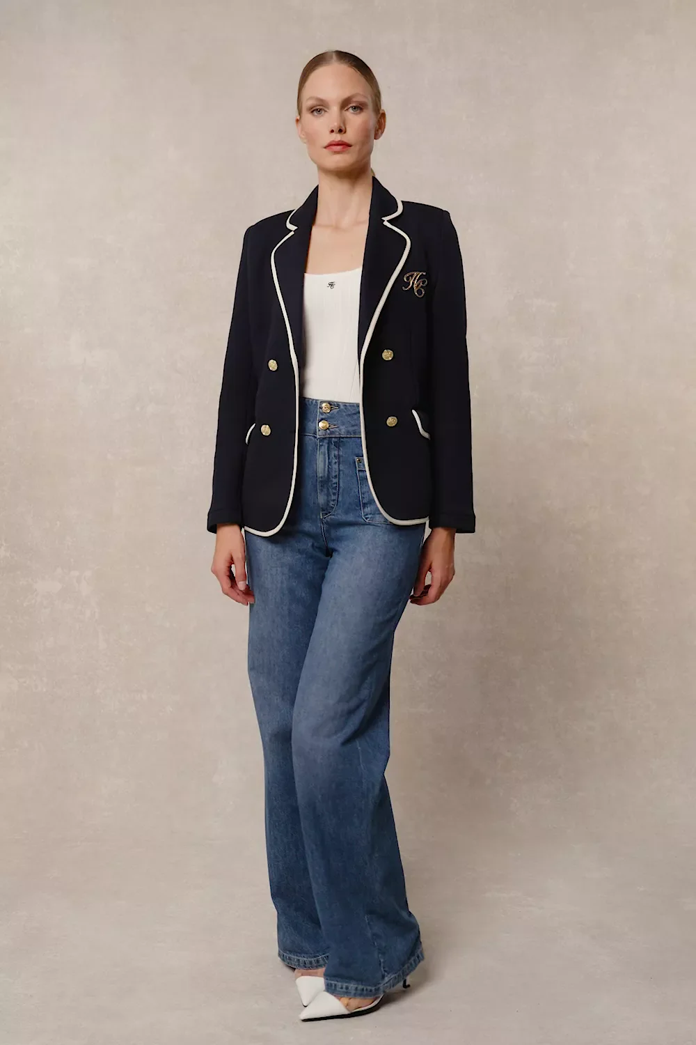 Tiffany Wide Leg Jean (Denim) - Image 5
