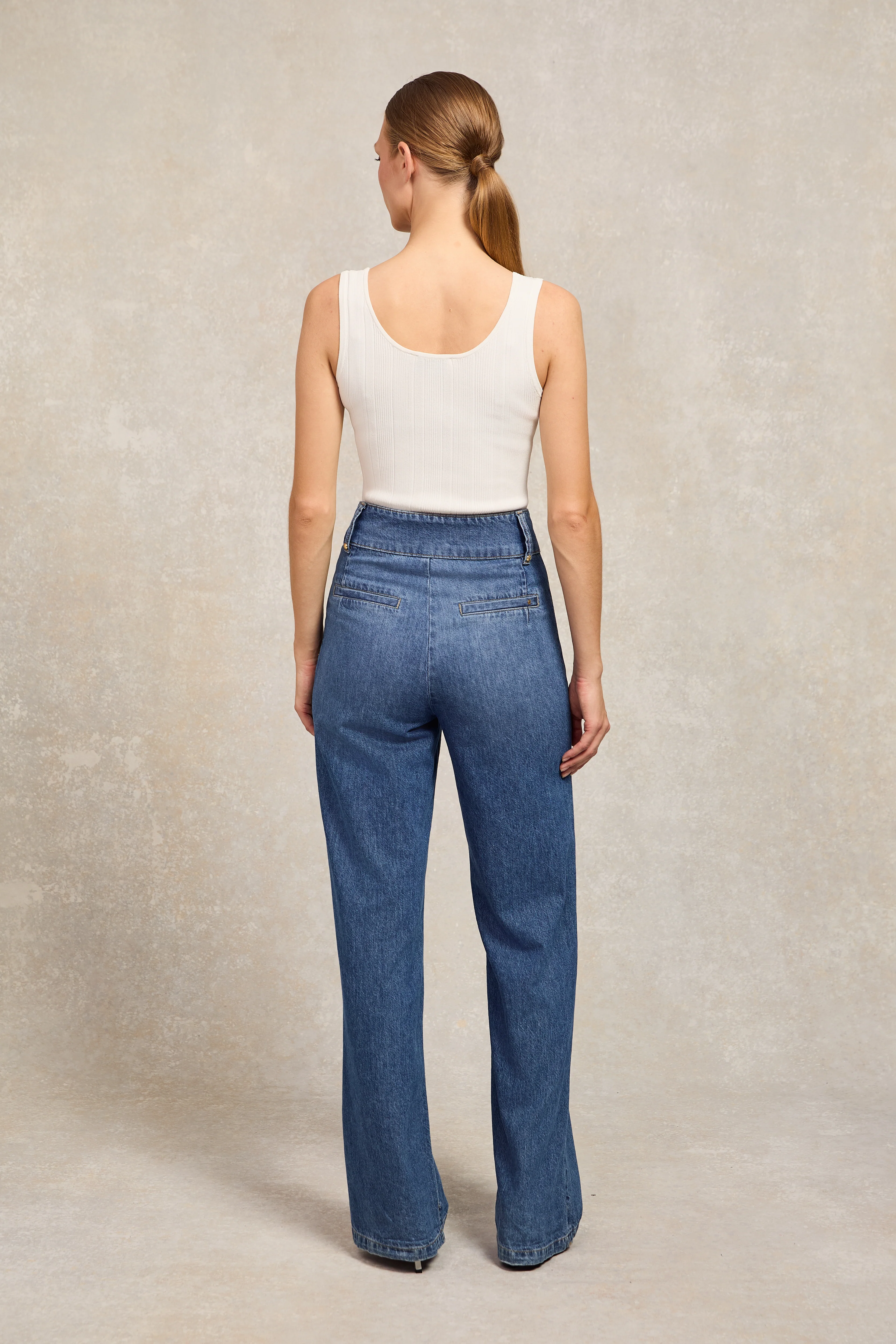 Tiffany Wide Leg Jean (Denim) - Image 6