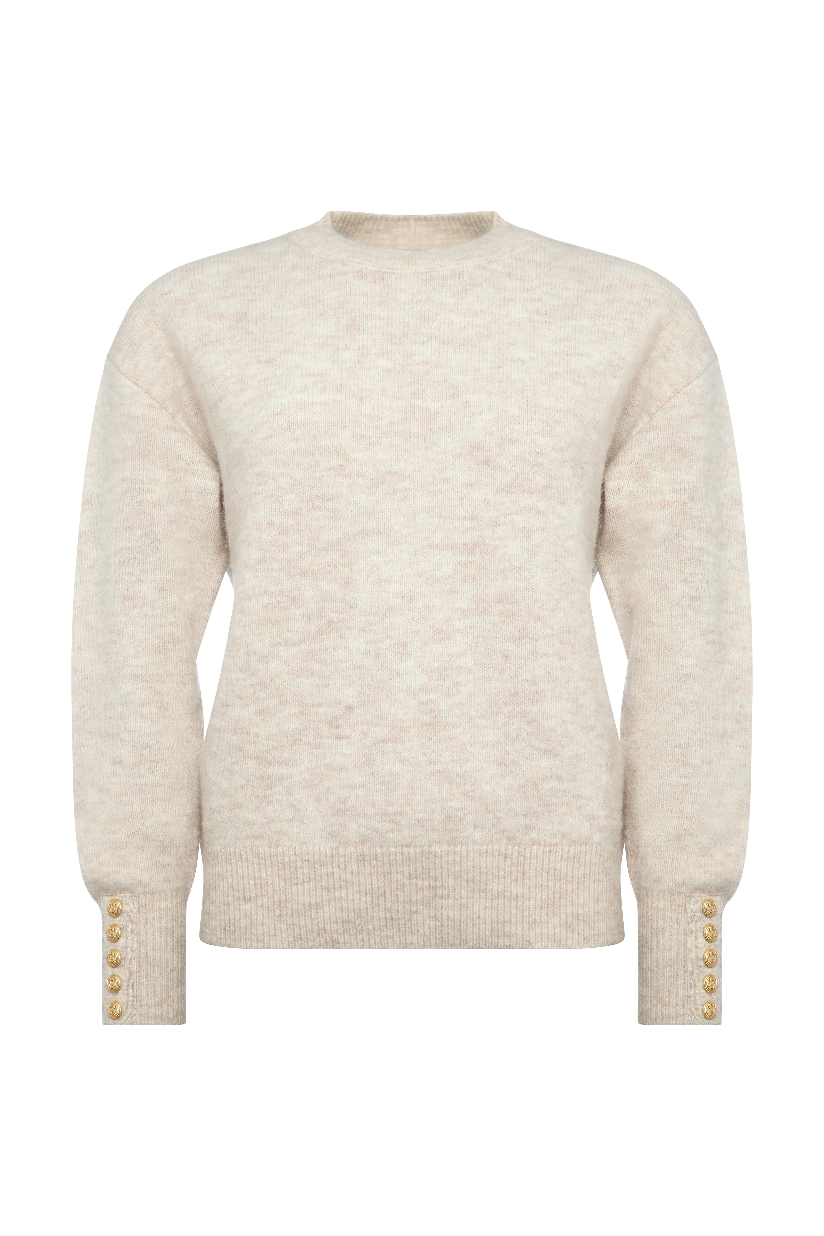 Tori Crew Neck Knit (Barley) - Image 4