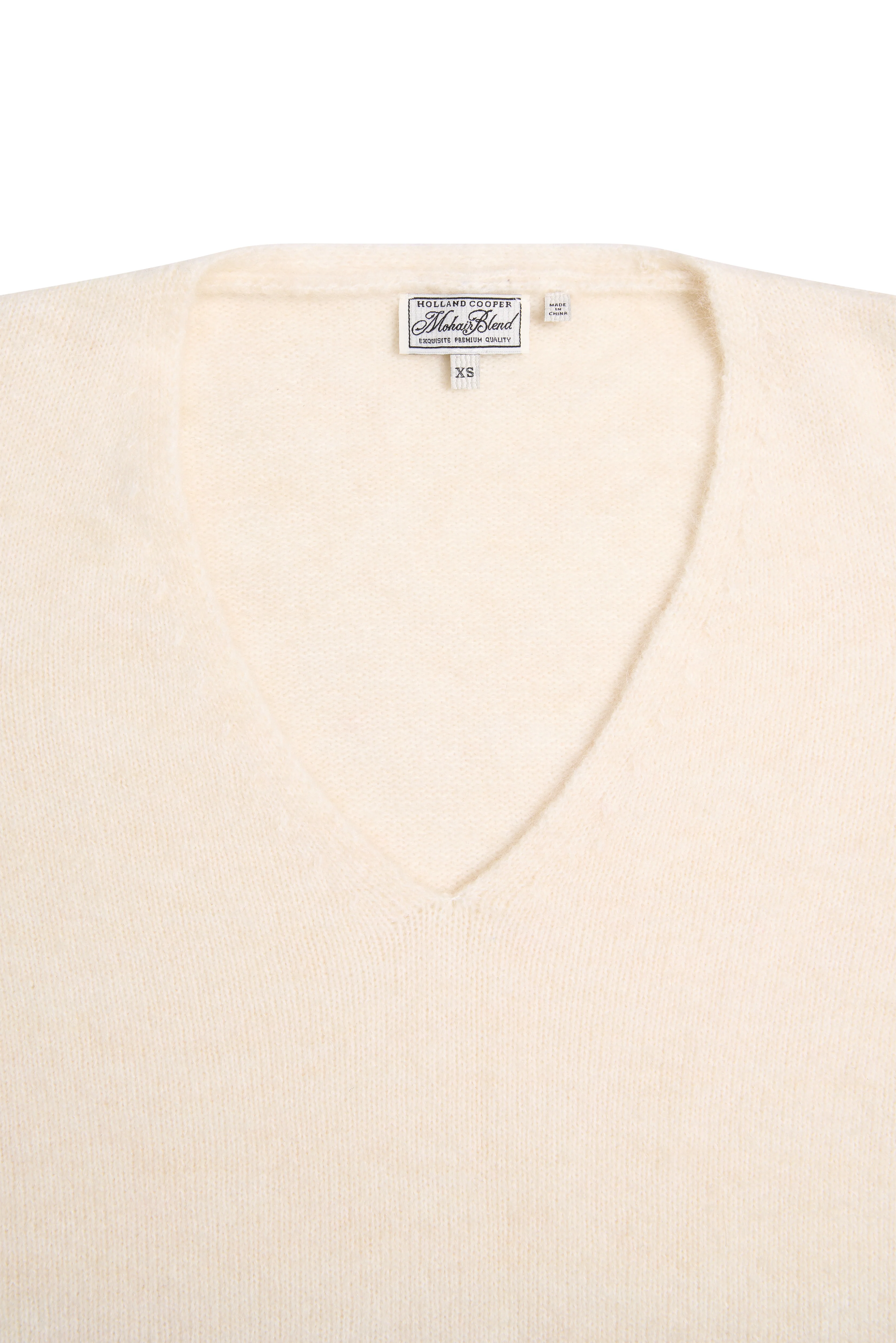 Tori V-Neck Knit (Natural) - Image 7