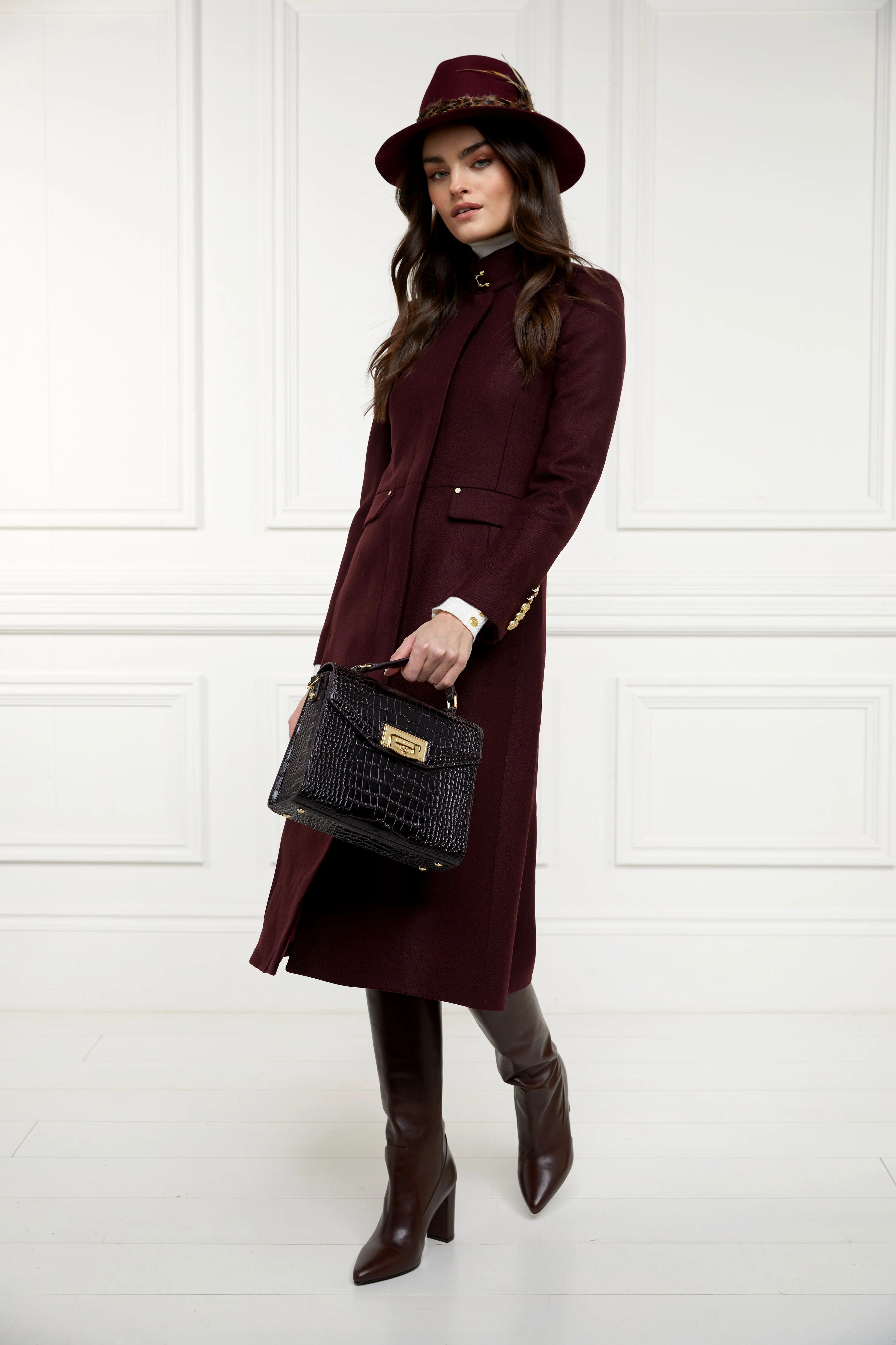 Trilby Hat (Mulberry) - Image 3