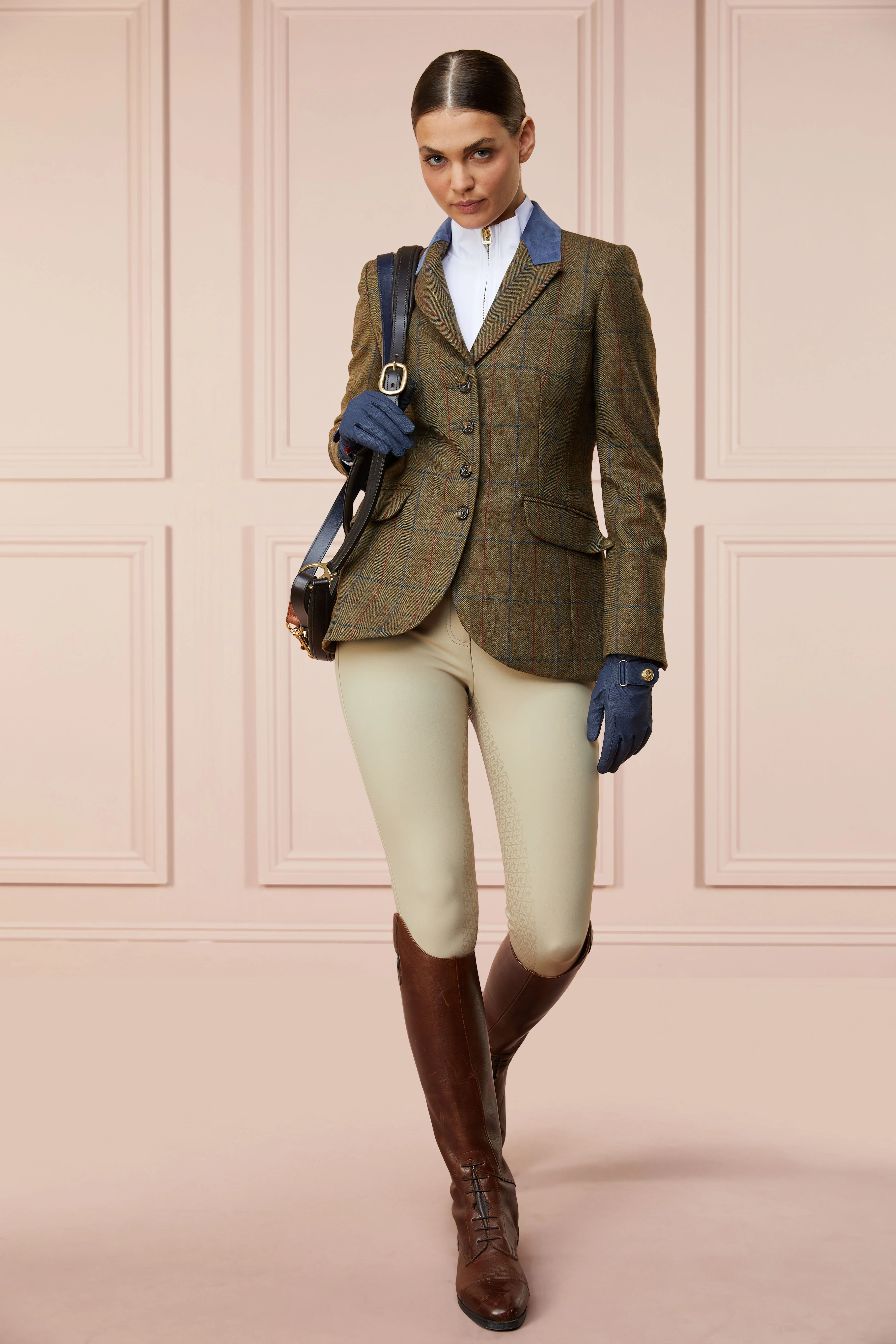 Tweed Riding Jacket (Glen Green) - Image 3