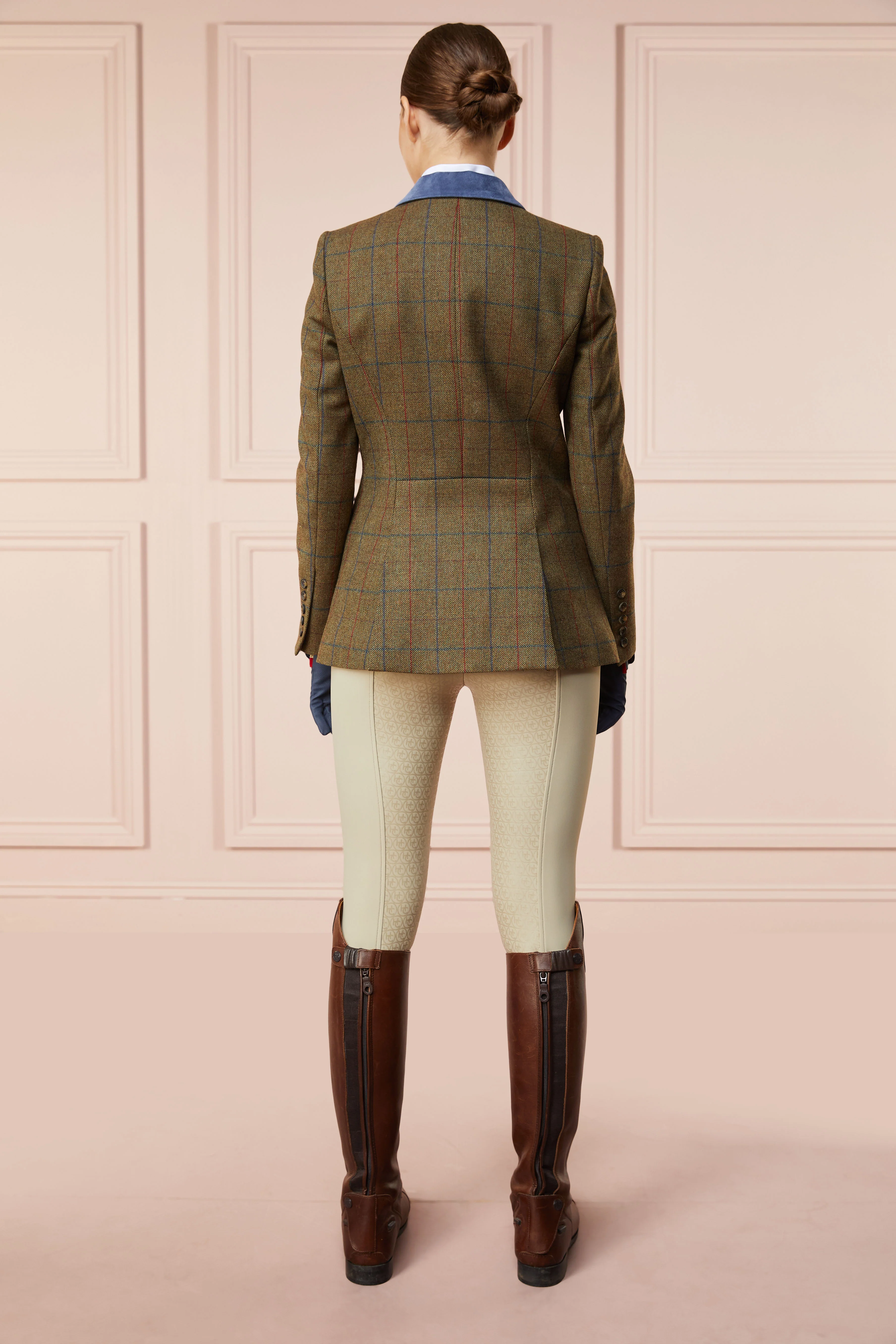 Tweed Riding Jacket (Glen Green) - Image 5
