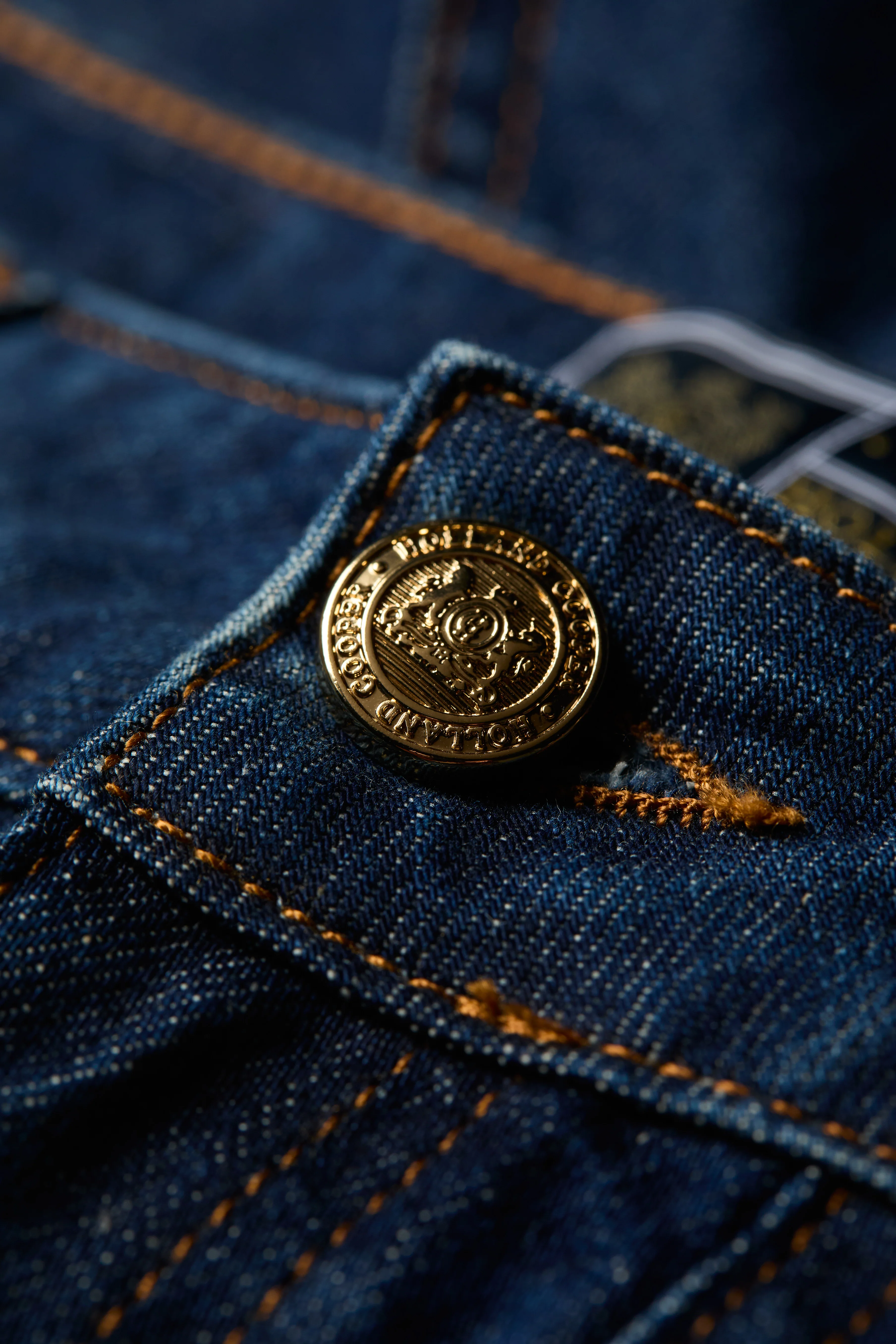 Utility Denim Shorts (Deep Indigo) - Image 8