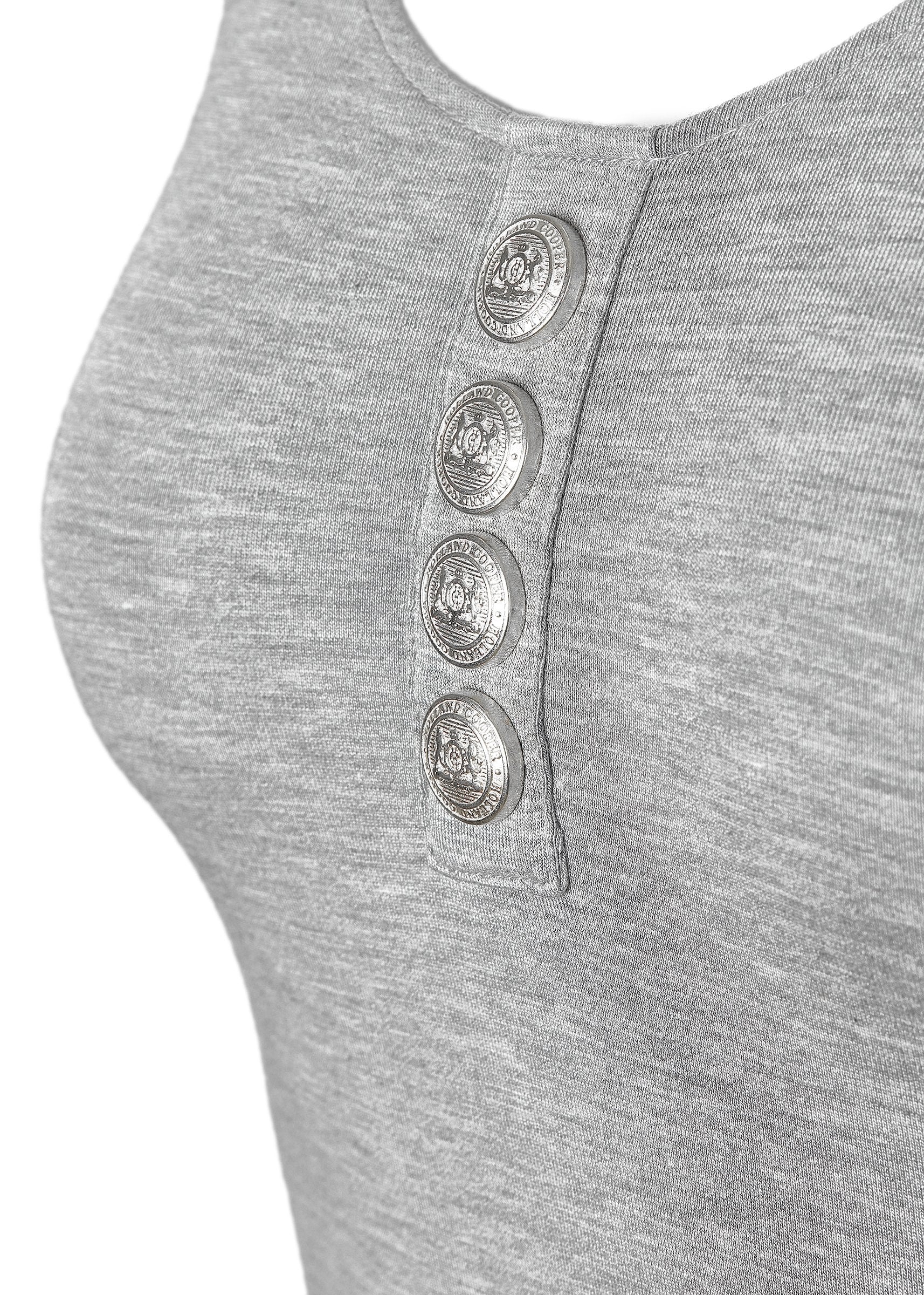 Vest Bodysuit (Grey Marl) - Image 6