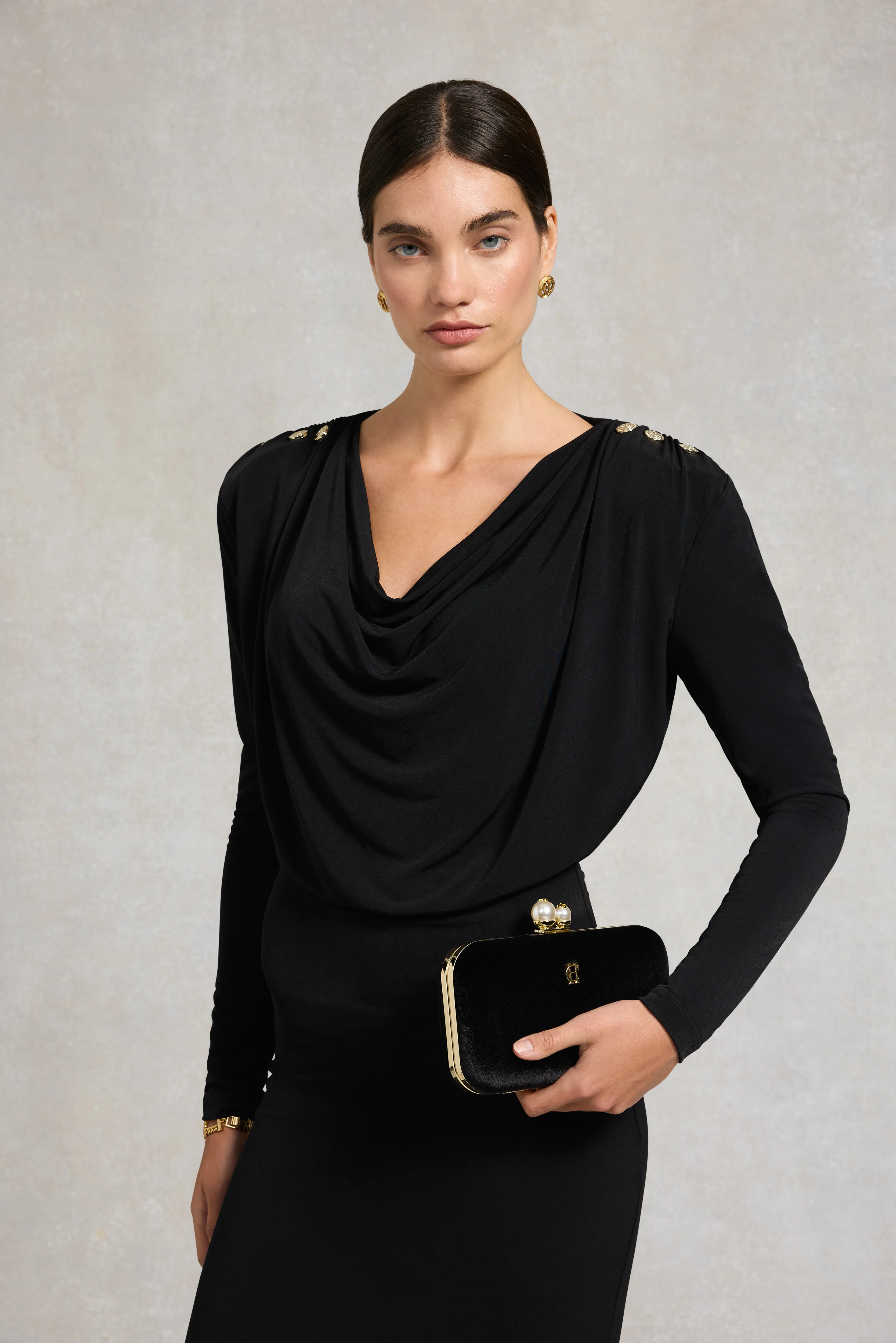 Vienna Evening Bag (Black Velvet) - Image 4