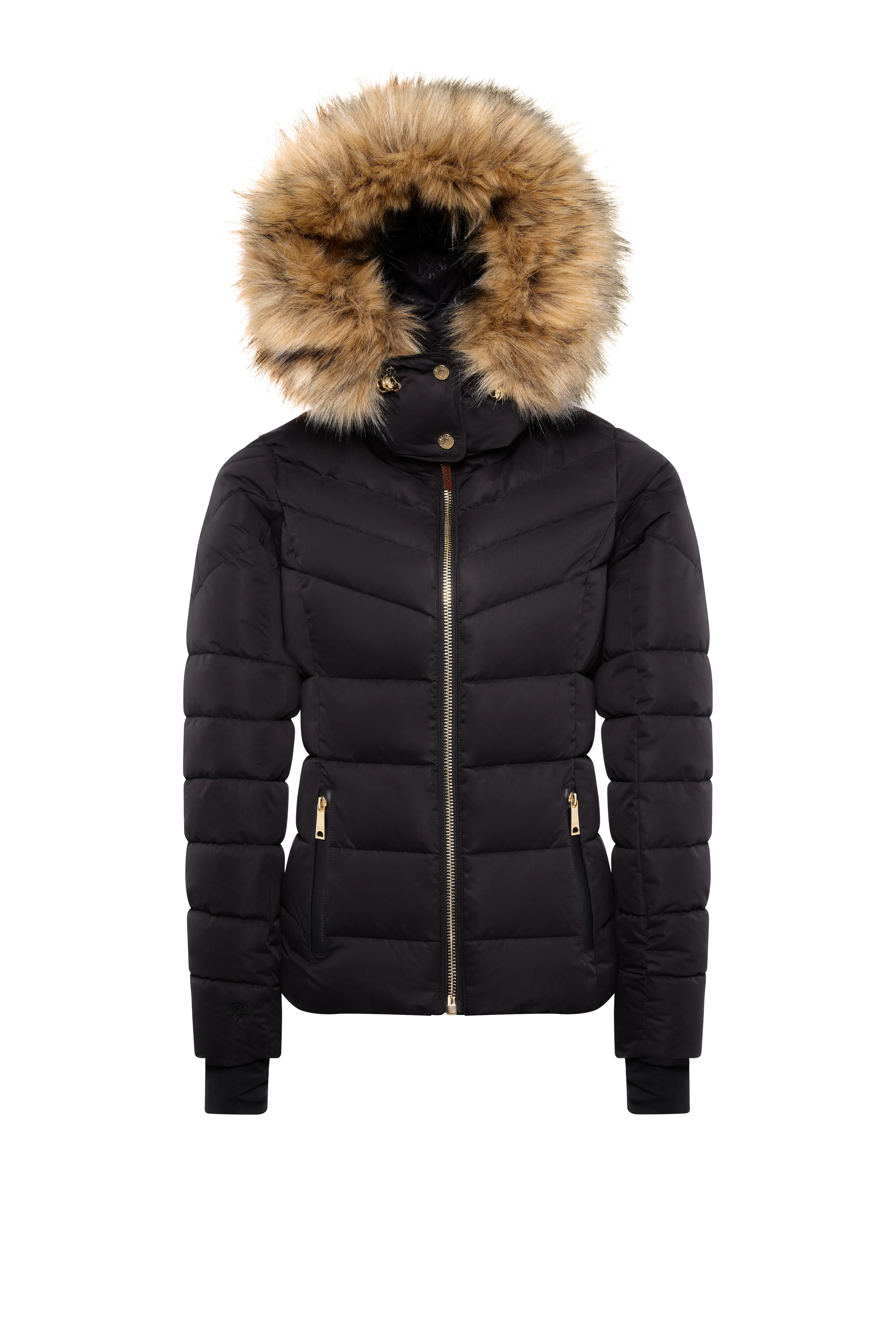 Whistler Puffer Jacket (Deep Black Natural) - Image 4