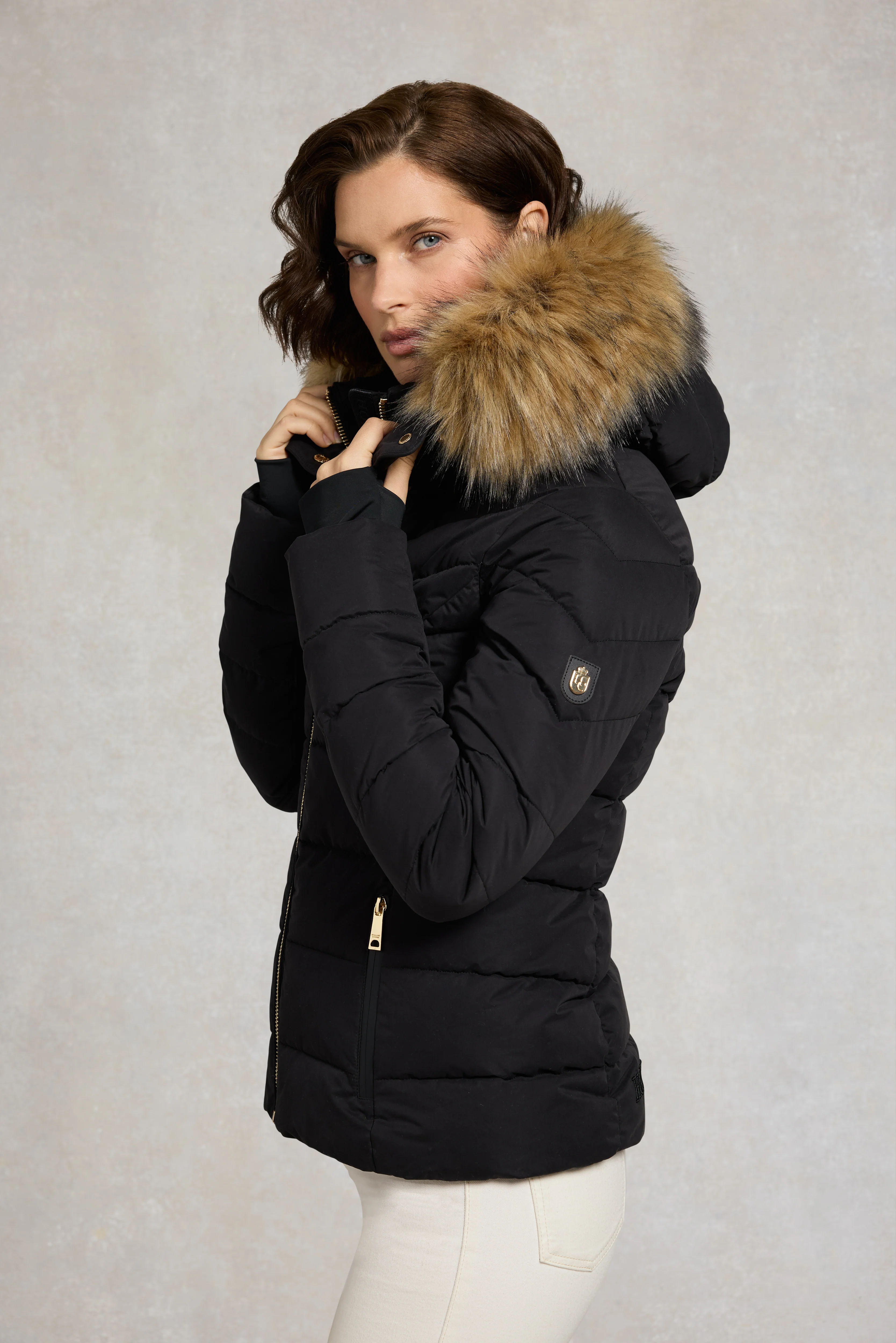 Whistler Puffer Jacket (Deep Black Natural) - Image 5