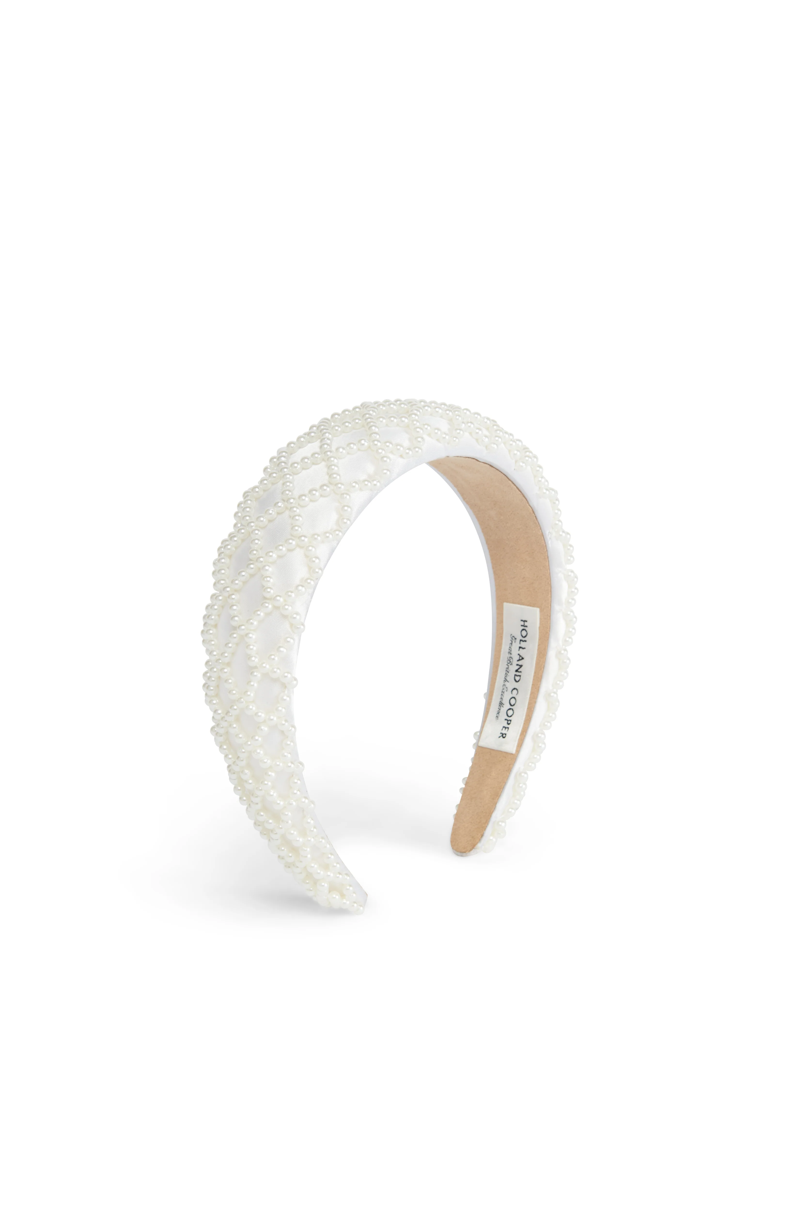 Wide Headband (White Pearl) - Image 3