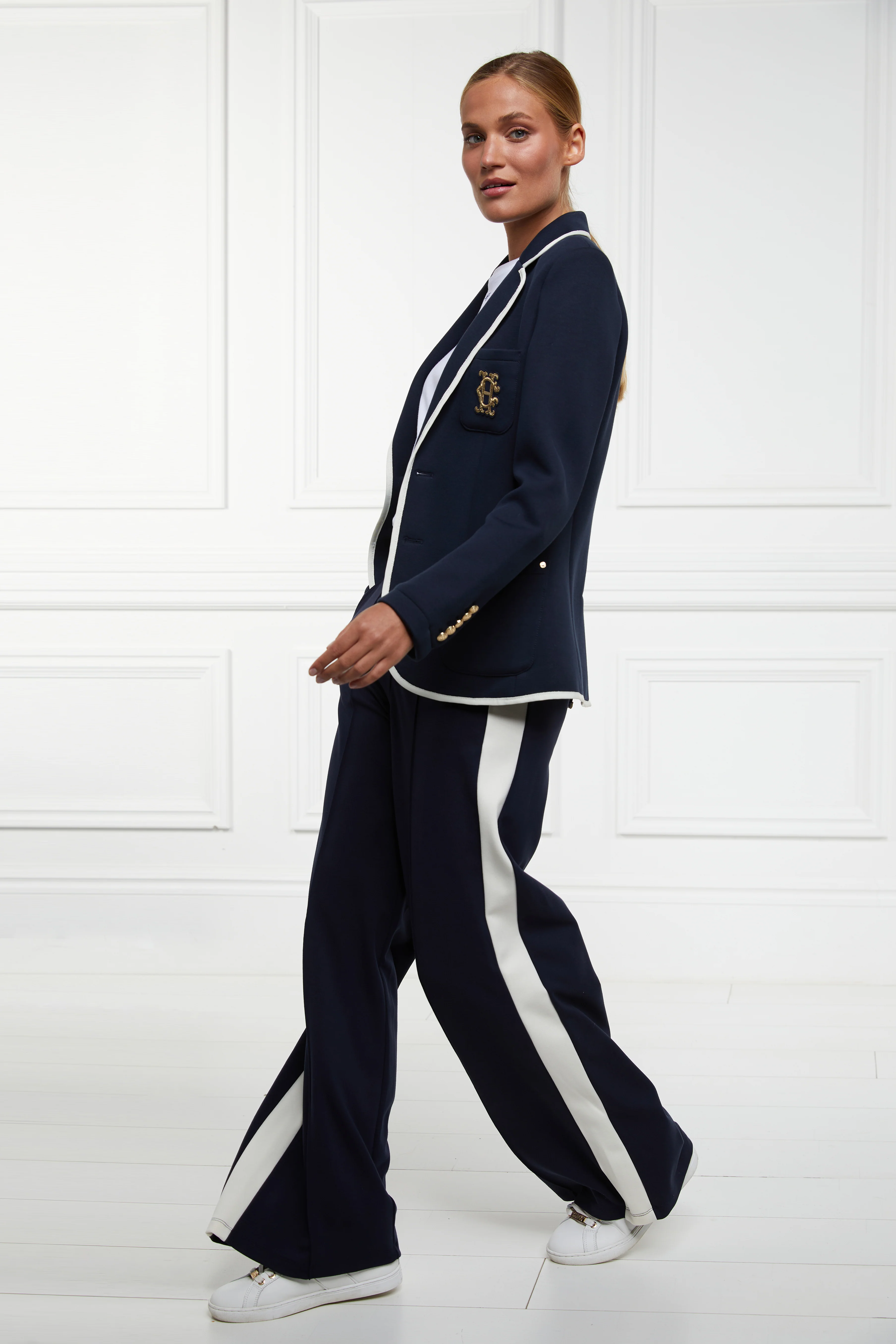 Wide Leg Pant (Ink Navy) - Image 3