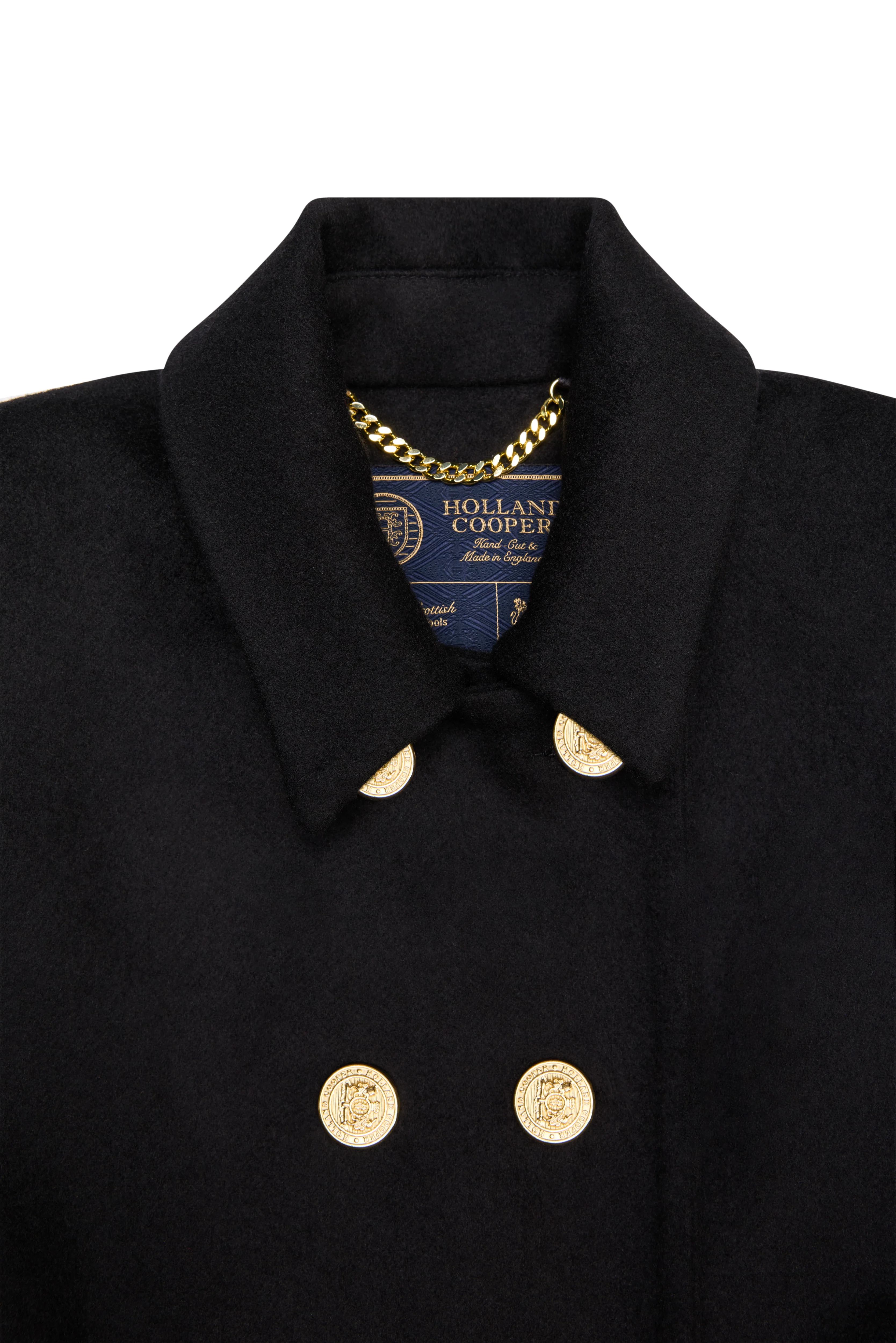 Windsor Fit & Flare Coat (Soft Black) - Image 9