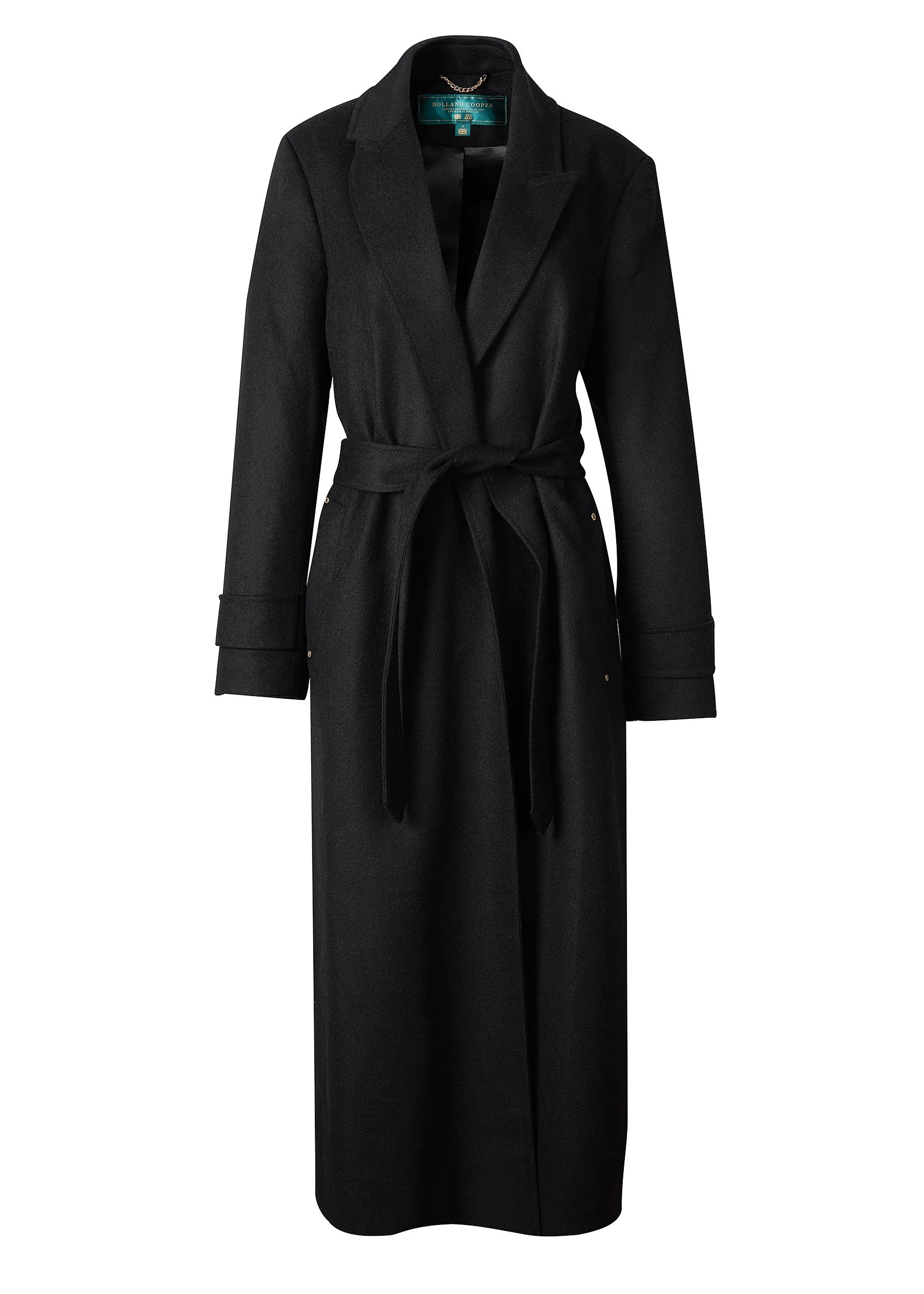 Wrap Coat (Soft Black) - Image 4