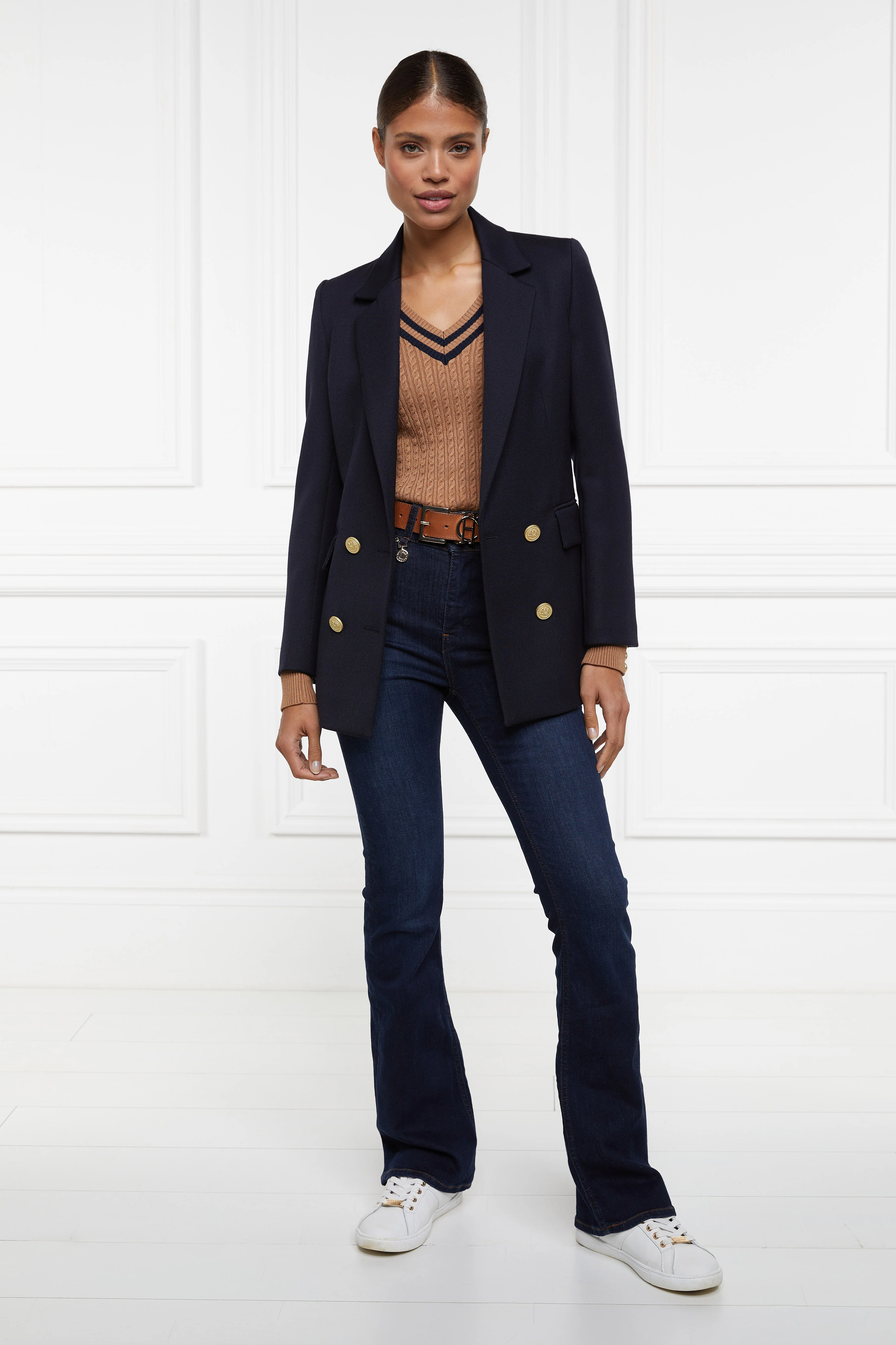 Zoe Knit (Dark Camel Marl) - Image 2