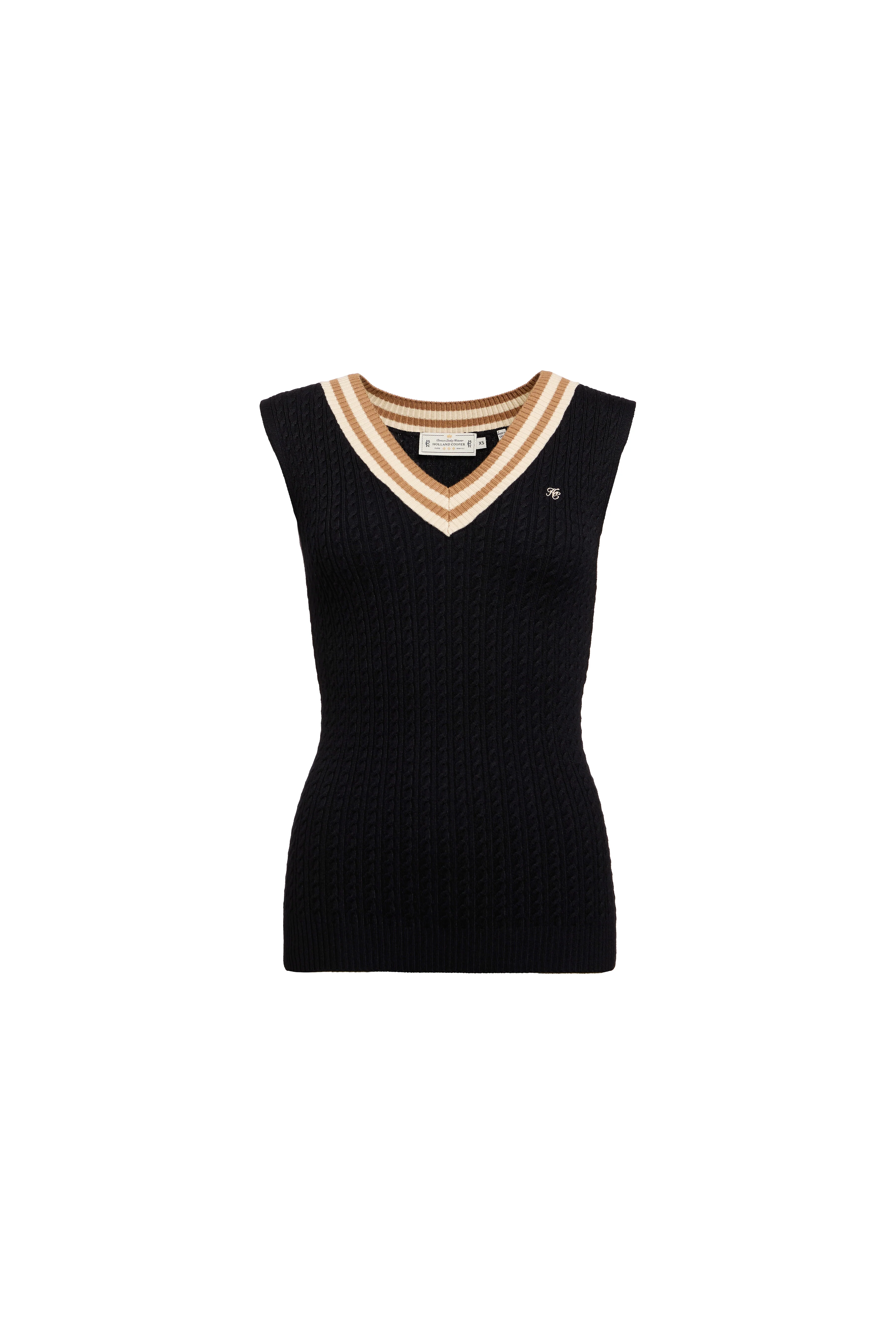 Zoe Sleeveless Tank (Ink Navy) - Image 4